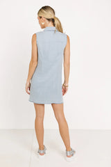 Masyn Pleated Mini Dress