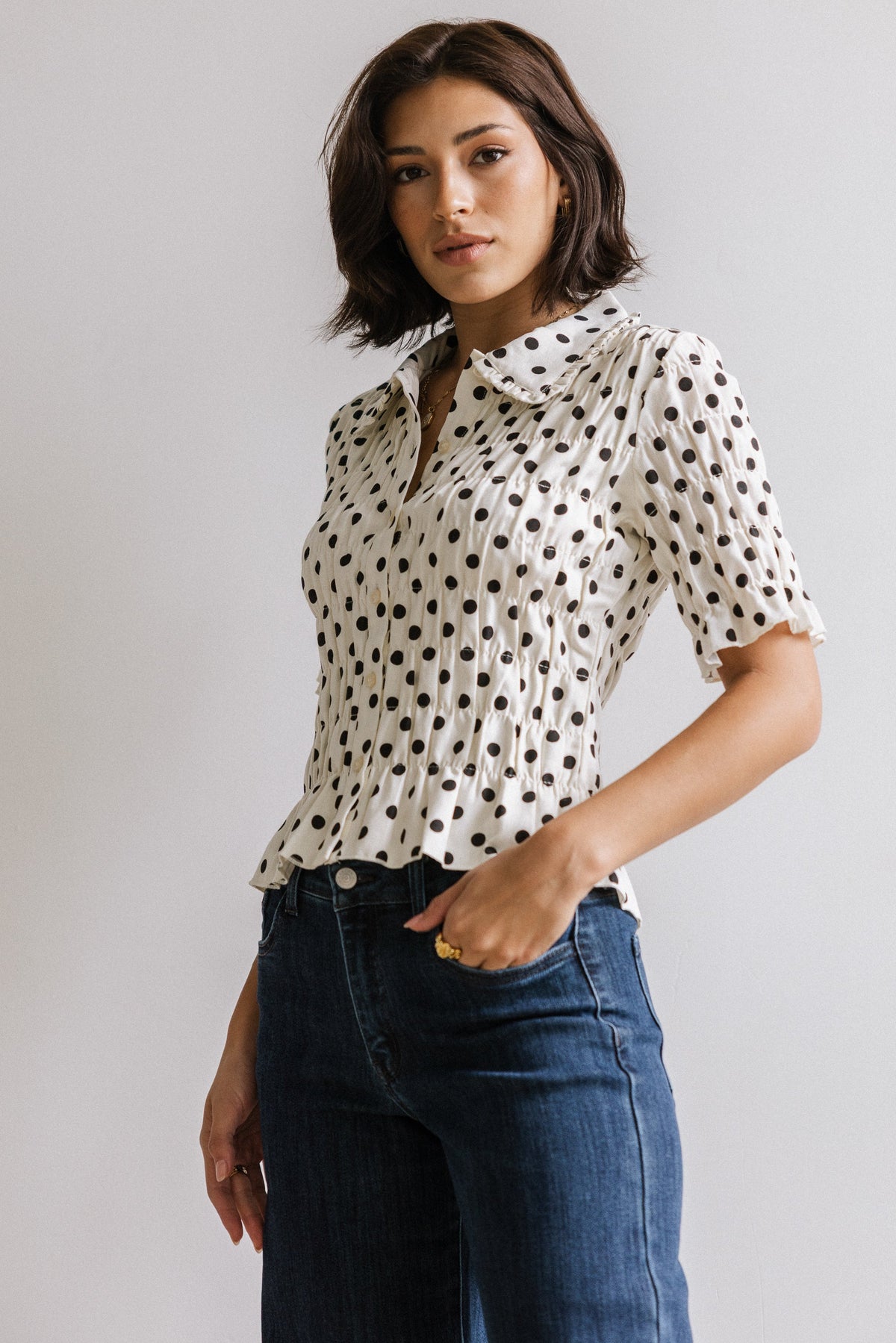 Rony Polka Dot Blouse
