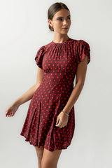Brandy Polka Dot Mini Dress