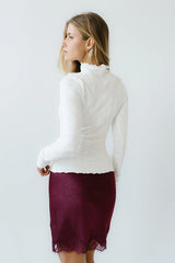 Benny Textured Top in Ivory