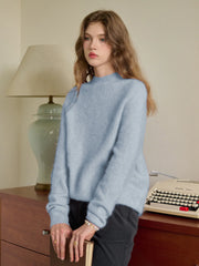 Izabella Round Neck Wool Sweater