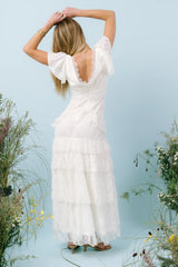 Tracie Lace Maxi Dress in Ivory
