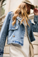 Jones Cropped Trench
