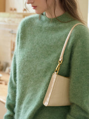 Izabella Round Neck Wool Sweater