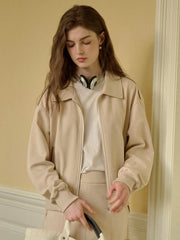 Chloe Polo Collar Cotton Cardigan