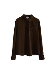 Davina Removable Notch Lapel 100% Cotton Shirt