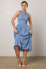Louella Smocked Midi Dress