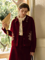 Denver Notch Lapel Embroidery Jacket