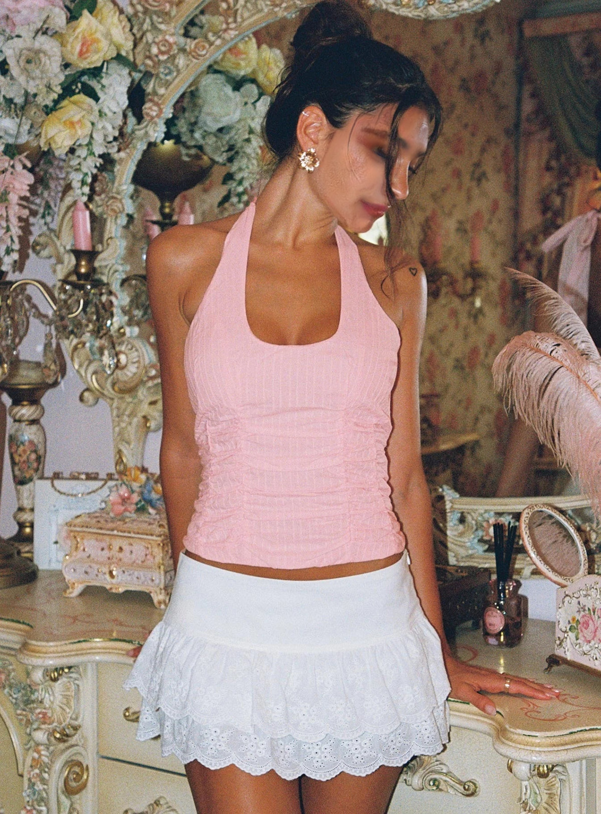 Nataliya Halter Top Pink