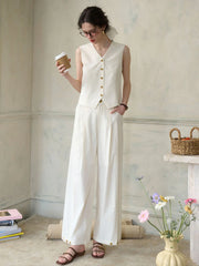 Michelle Casual V-neck Vest