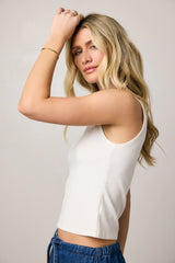Mandy Tank Top in White