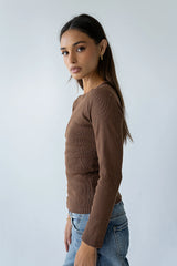 Cameron Top in Brown