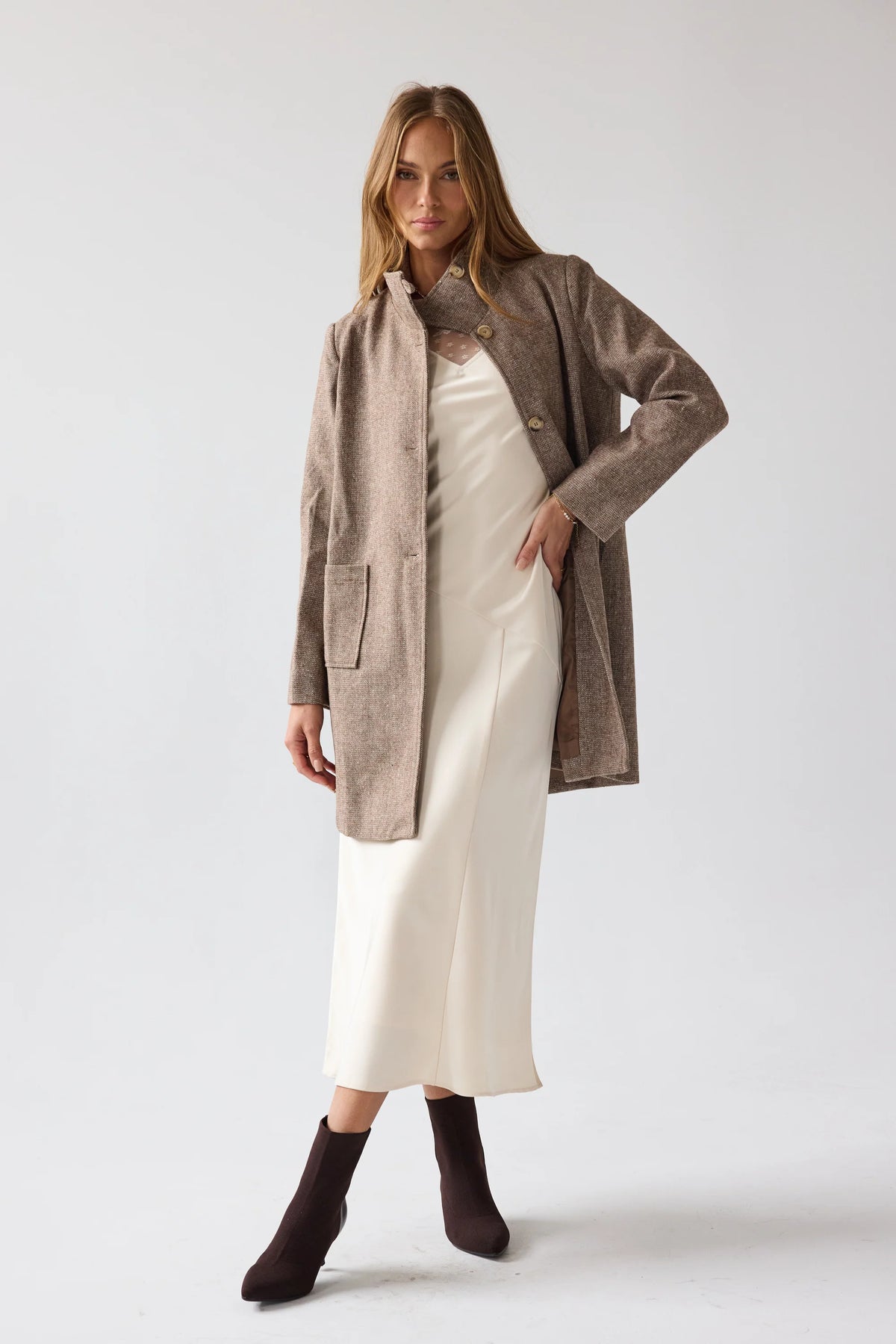 Shelby Satin Maxi Dress