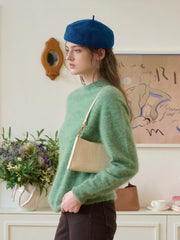 Izabella Round Neck Wool Sweater