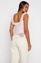 So Iconic Lace Top Baby Pink