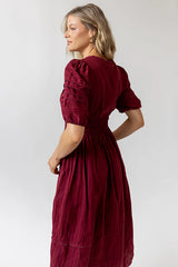 Tammia Ric Rac Midi Dress