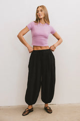 Tillie Reverse Seam Top in Orchid