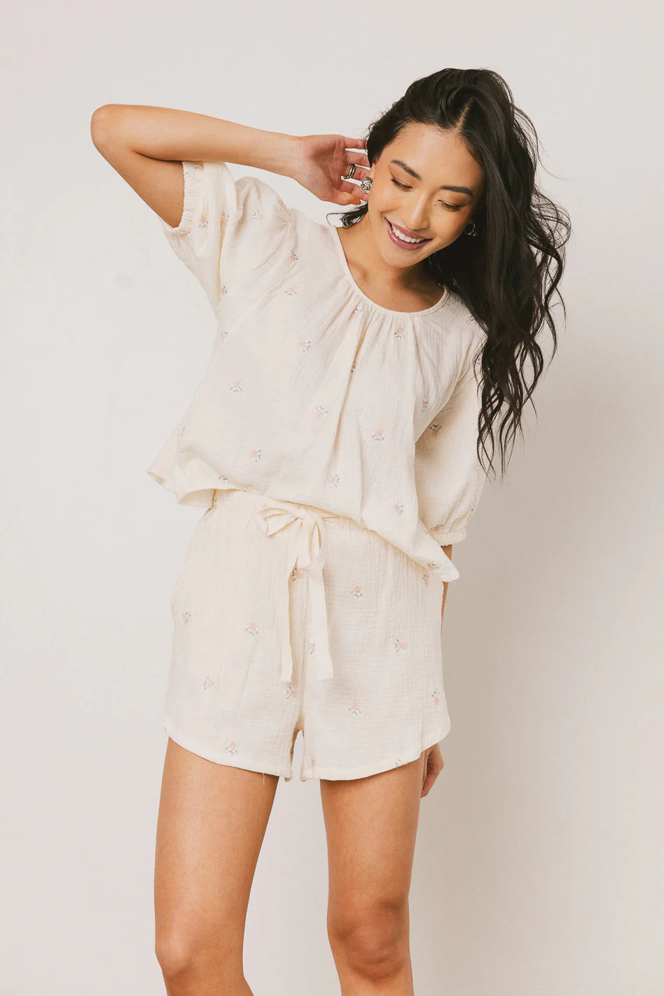 Elia Floral Top