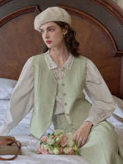 Camille Simple V-neck Vest