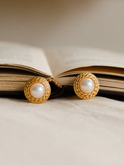 Glaze Pearl Earrings