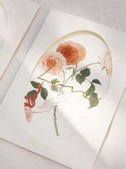 Chowxiaodou Rose Postcard