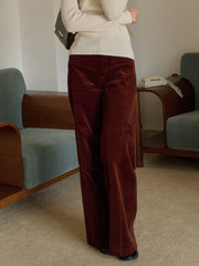 Winnie Straight Cotton Trousers