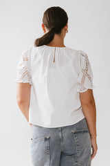 Noelle Loose Blouse in White