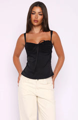 Blushing Belle Top Black