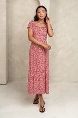 Marlow Maxi Dress in Red