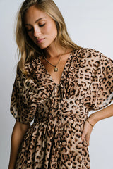 Wrenna Leopard Maxi Dress