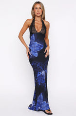 Beyond The Stars Maxi Dress Midnight Tropics