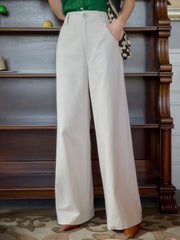 Mina High-Waisted Straight Pants