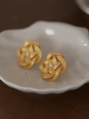 Macaron Retro Gold Earrings