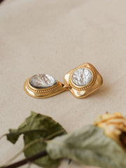 Macaron Golden Earrings