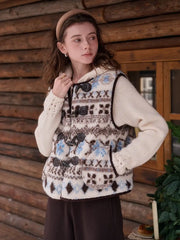 Kamari Round Neck Fair Isle Vest