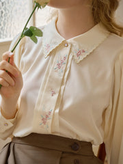 Lexi Vintage Embroidered Blouse