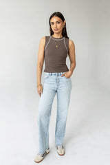 Emely Contrast Tank Top