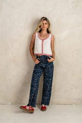 Malia Knit Tank in Ivory
