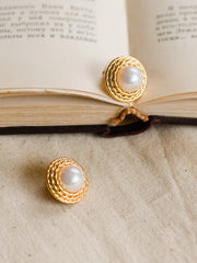 Glaze Pearl Earrings