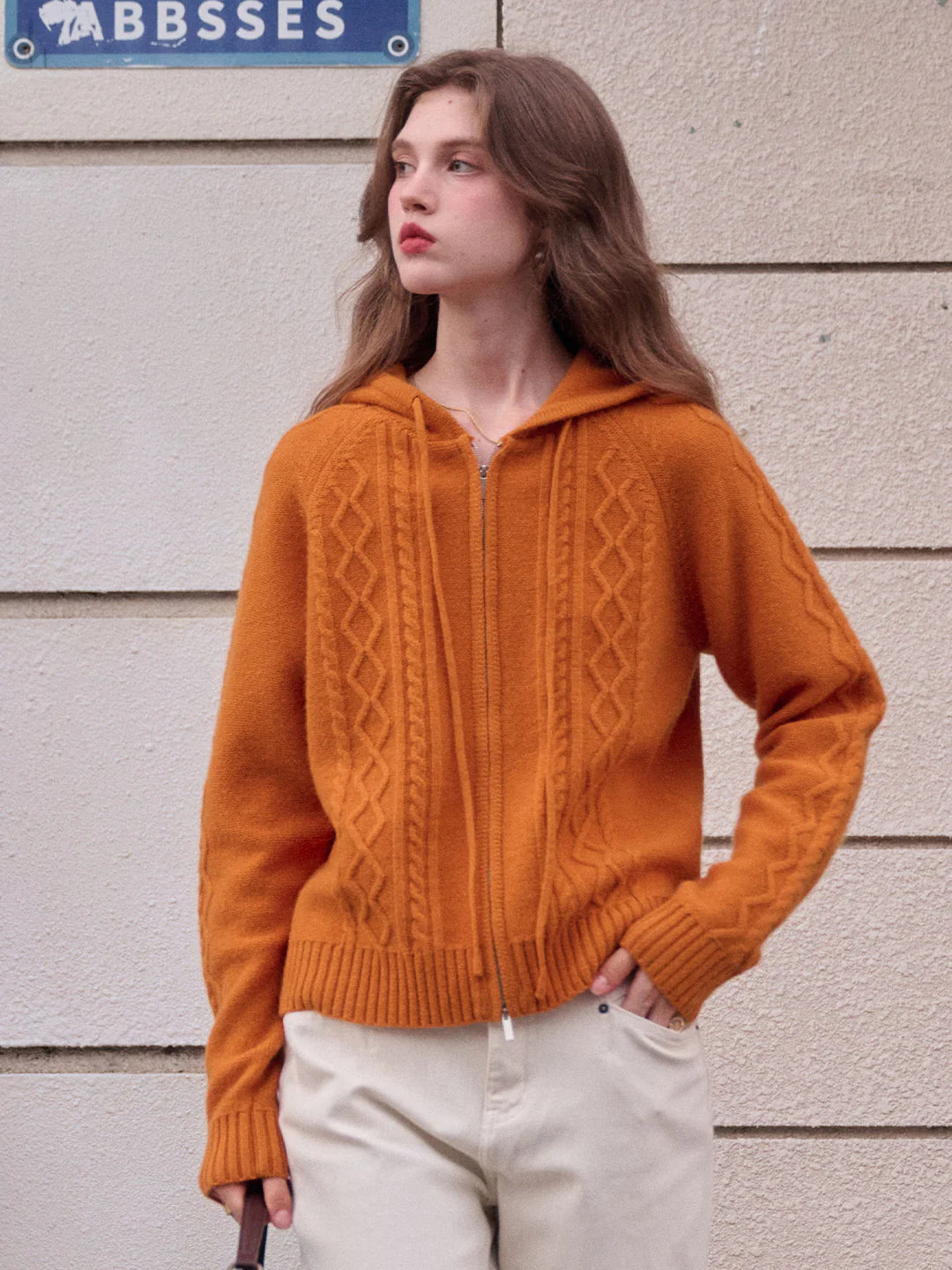 Halle Ribbed Hooded Cardigan