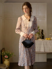 Paula V-Neck Floral Dress