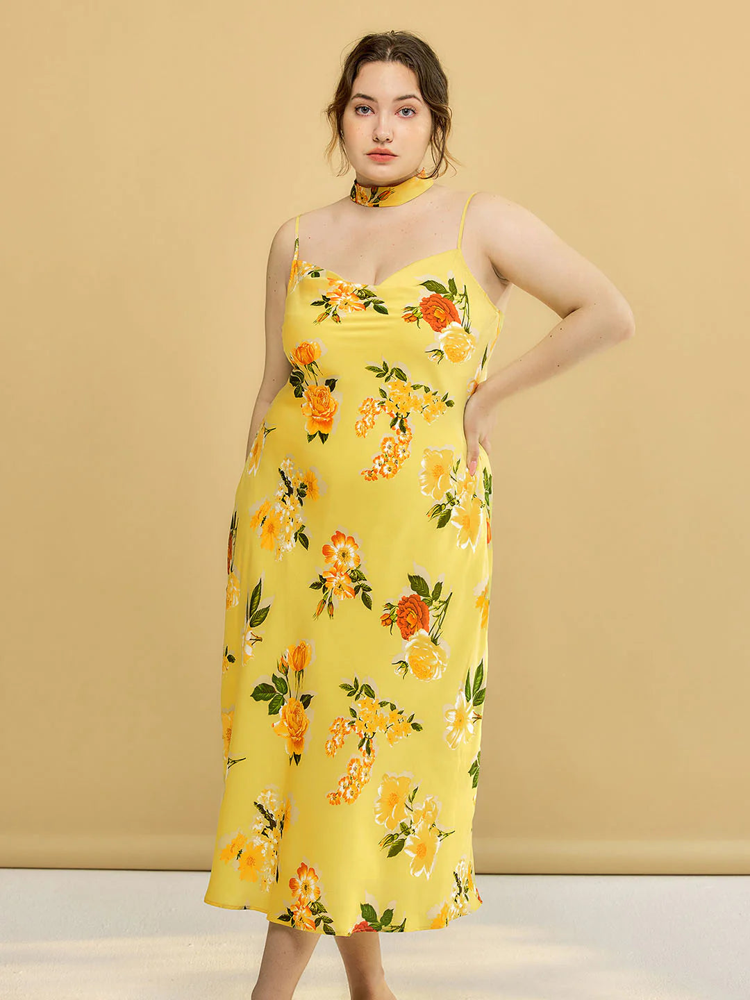 Plus Size Elena Chiffon Dress