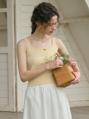 Freya Suspender Knitted Top