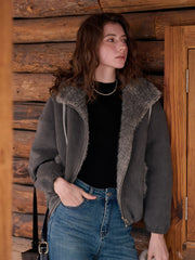 Emberlynn Shearling Short Coat
