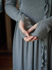 Eloisa Round Neck Rose Bow Top