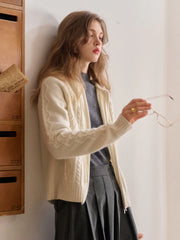 Halle Ribbed Hooded Cardigan