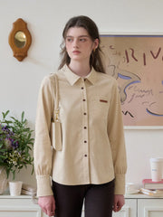 Alondra Lapel 100% Cotton Shirt