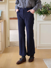 Lexi Corduroy Straight Trousers