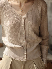 Emma Cable Knit Cardigan