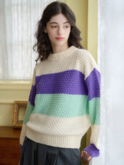 Esther Color-Blocked Ribbed Cozy Sweater